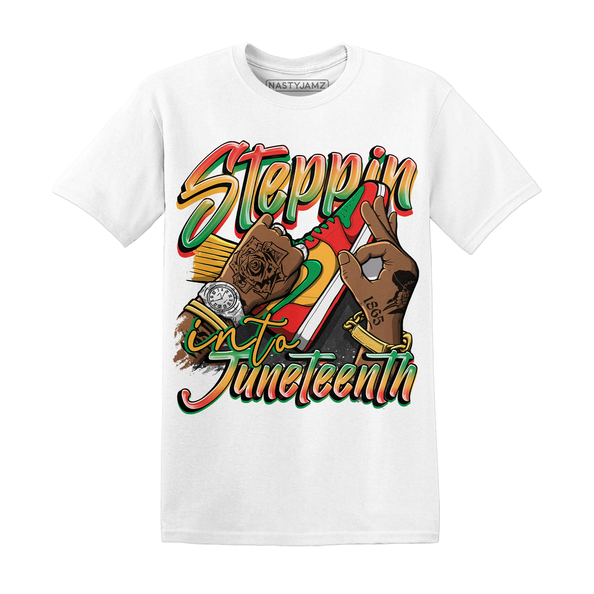 Step Into Juneteeth T Shirt - NastyJamz
