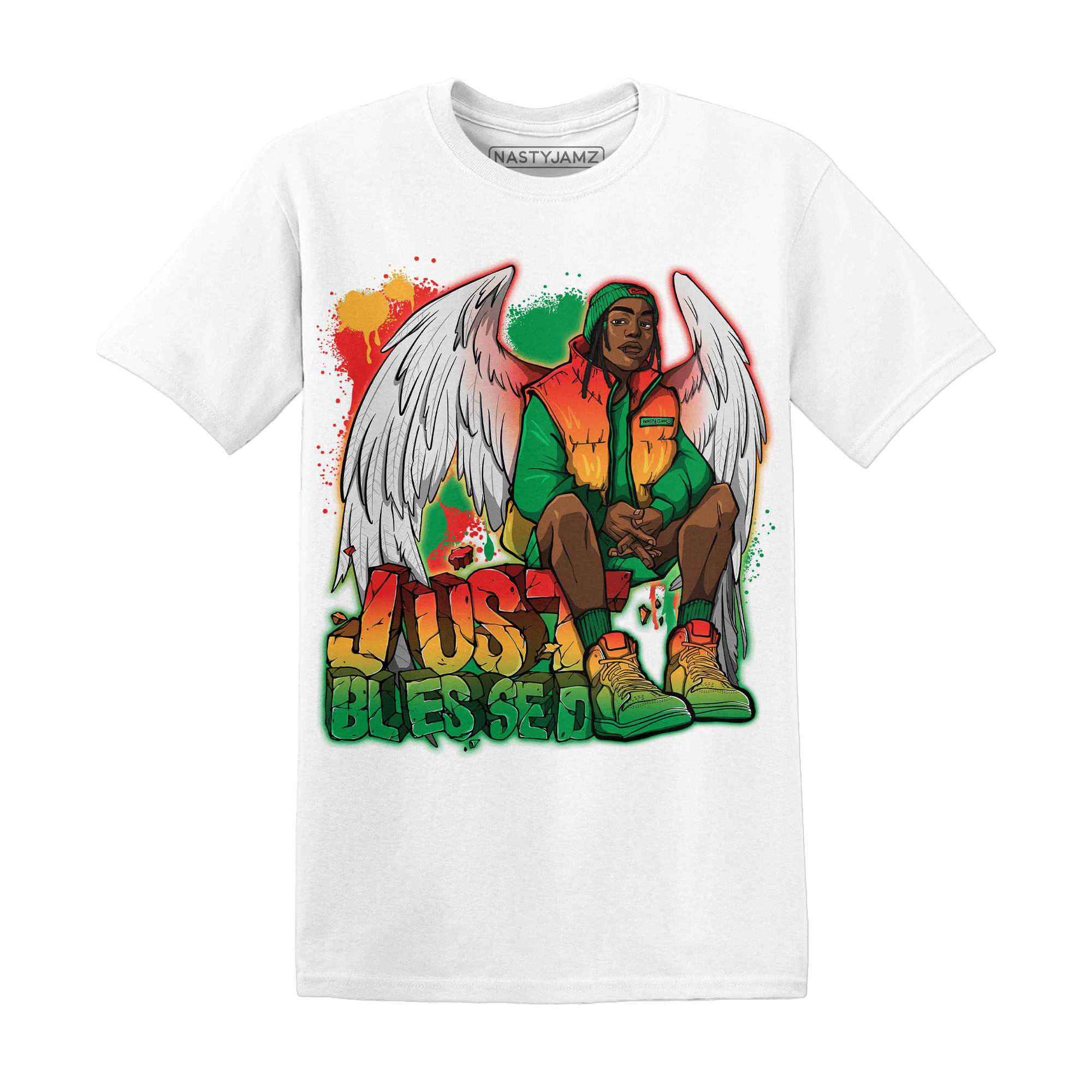 Just Blessed Juneteeth T Shirt - NastyJamz