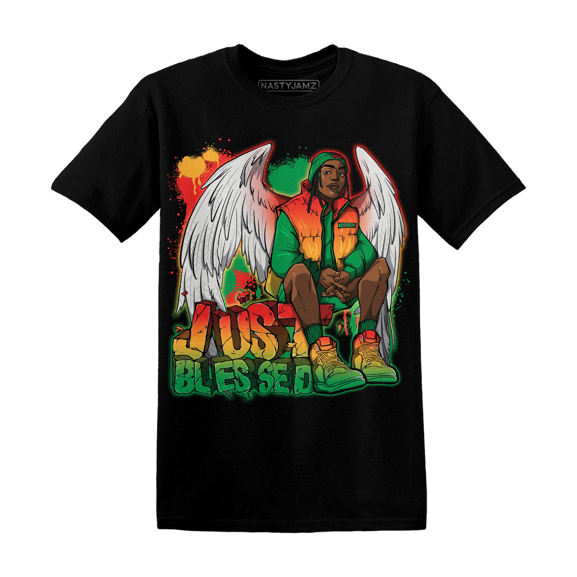 Just Blessed Juneteeth T Shirt - NastyJamz