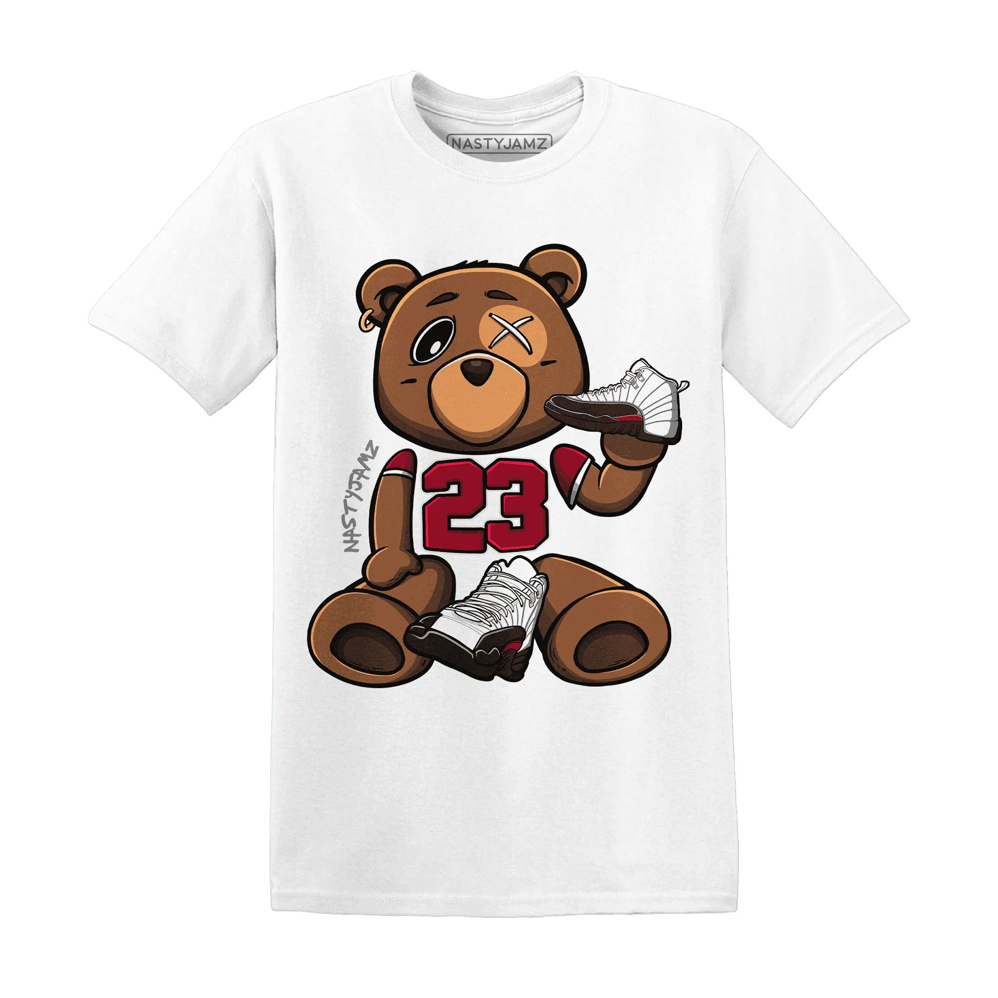 Retro-Red-Taxi-12s-T-Shirt-Match-23-BER-Body