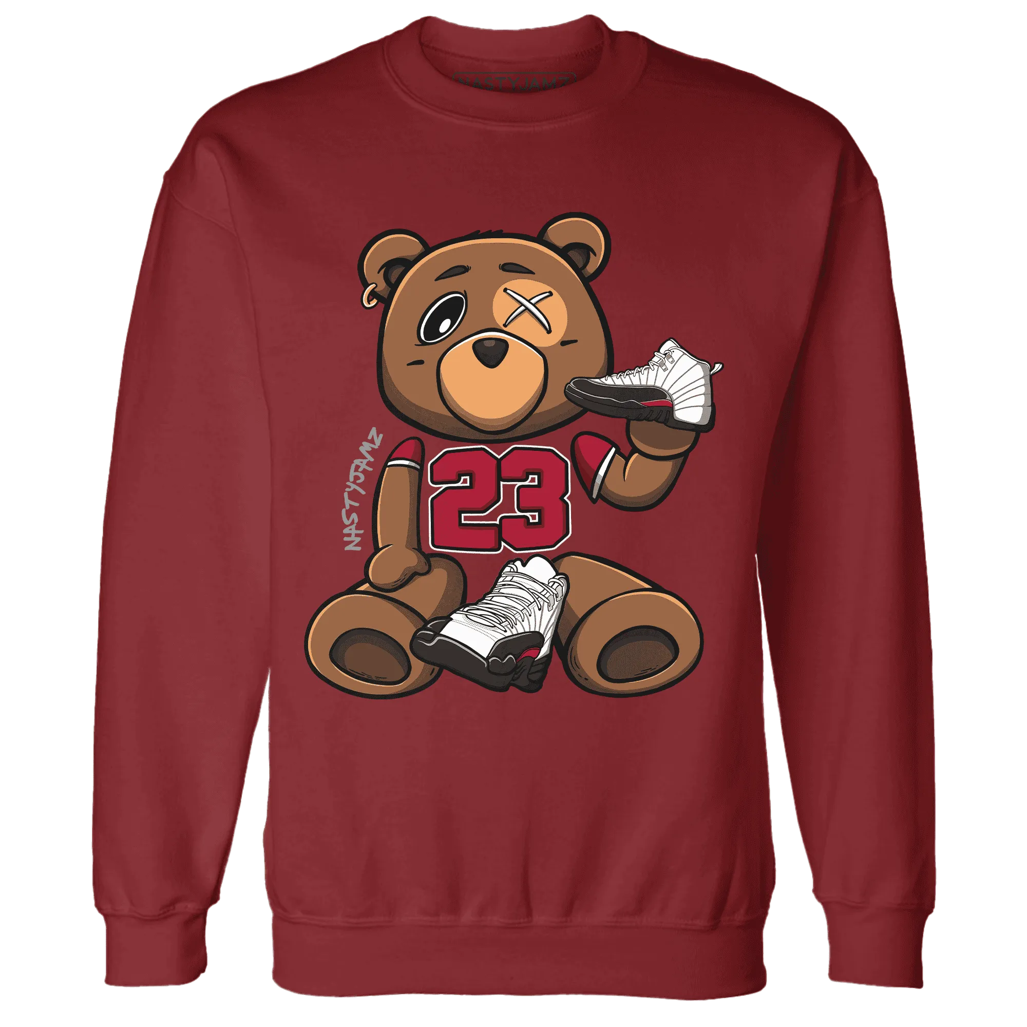 Retro-Red-Taxi-12s-Sweatshirt-Match-23-BER-Body