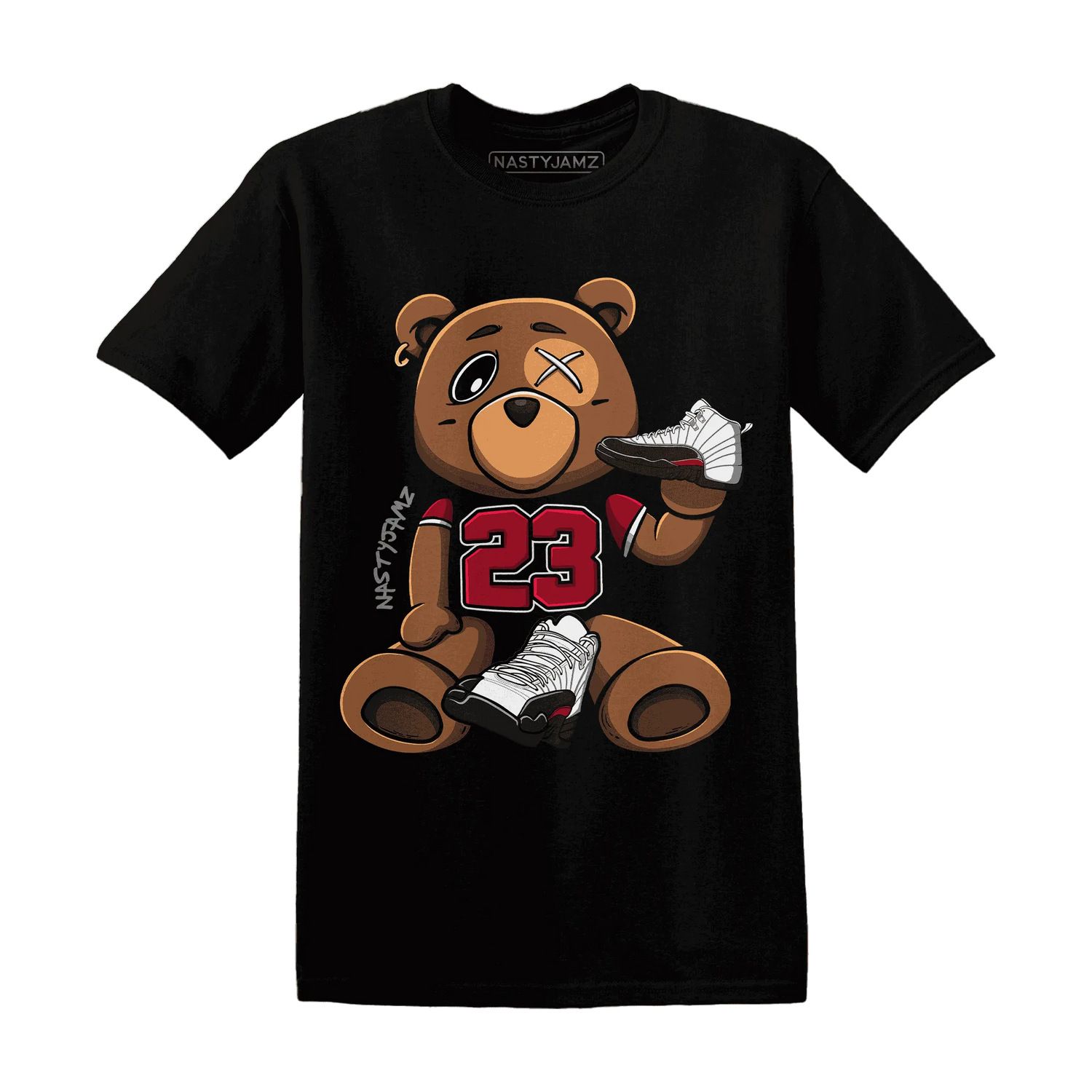 Retro-Red-Taxi-12s-T-Shirt-Match-23-BER-Body