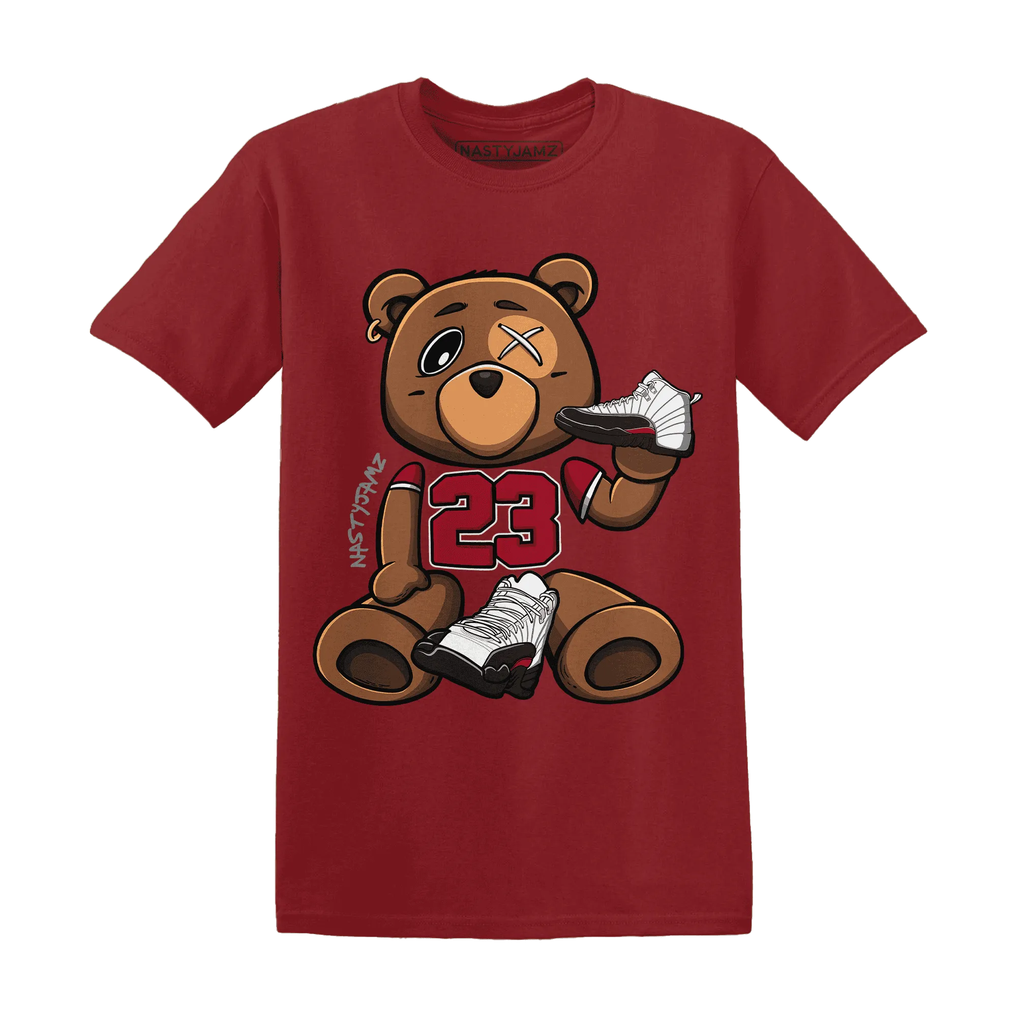 Retro-Red-Taxi-12s-T-Shirt-Match-23-BER-Body