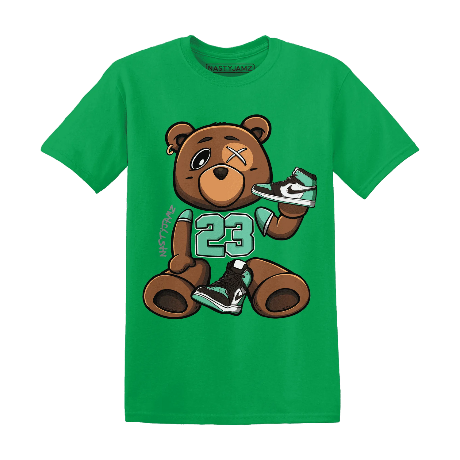 High-OG-Green-Glow-1s-T-Shirt-Match-23-BER-Body