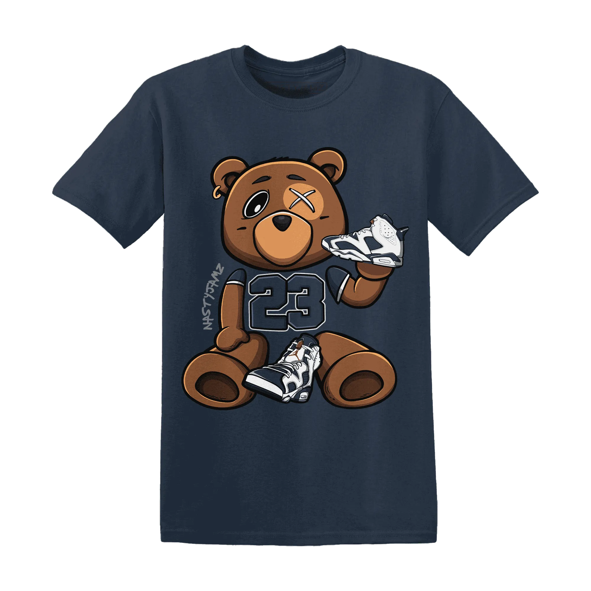 White-Navy-6s-T-Shirt-Match-23-BER-Body