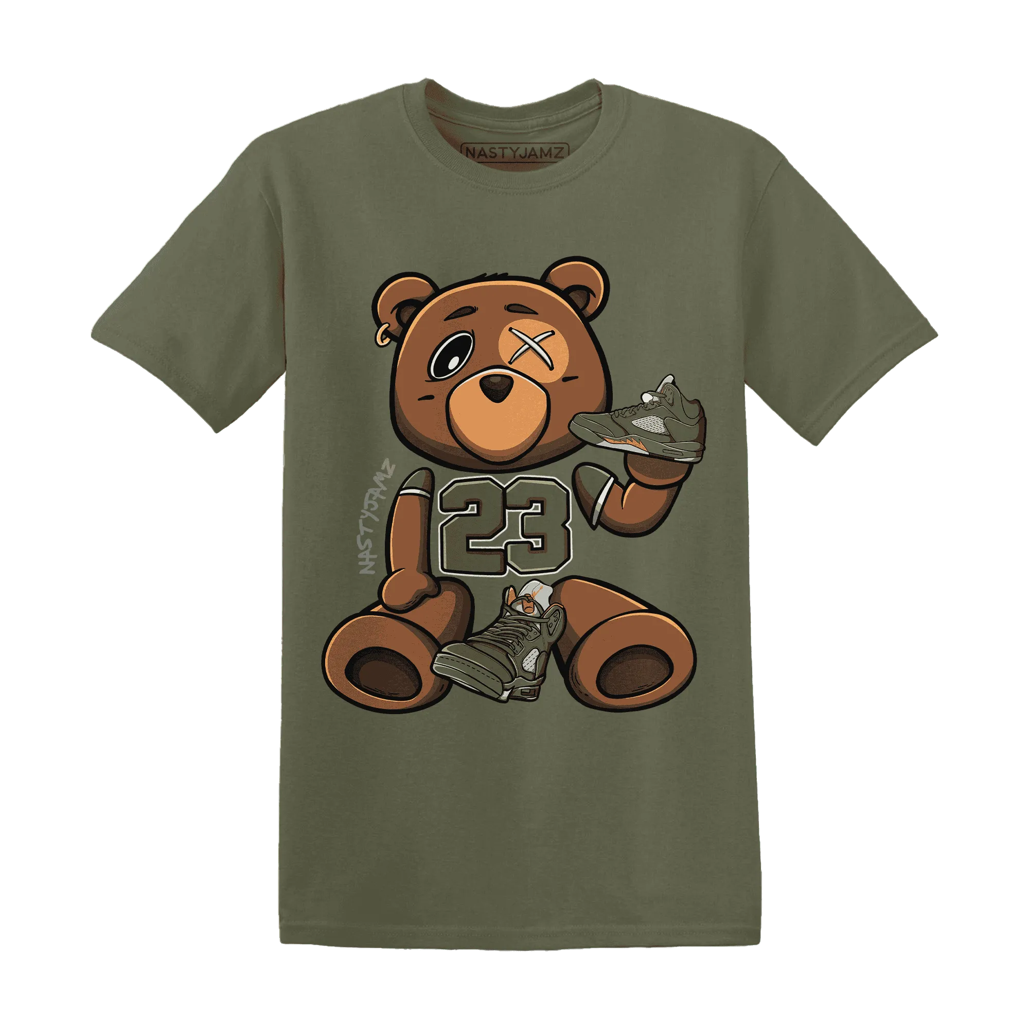 Olive-5s-T-Shirt-Match-23-BER-Body