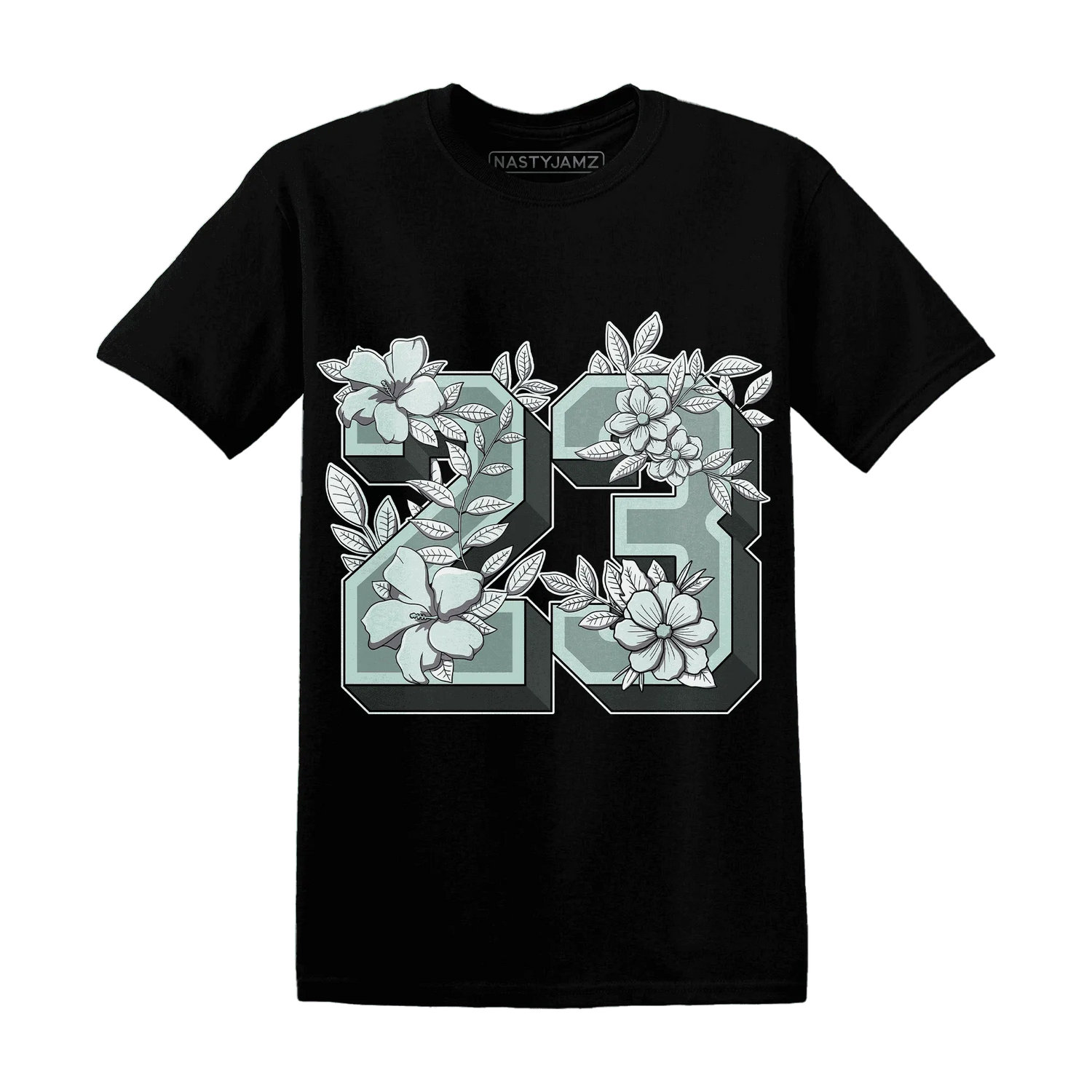 AF-1-Low-Jade-Ice-White-NastyJamz-T-Shirt-Match-23-Floral