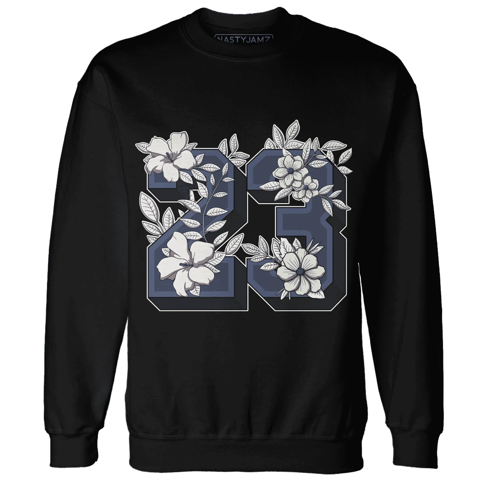 Low-Diffused-Blue-11s-Sweatshirt-Match-23-Floral