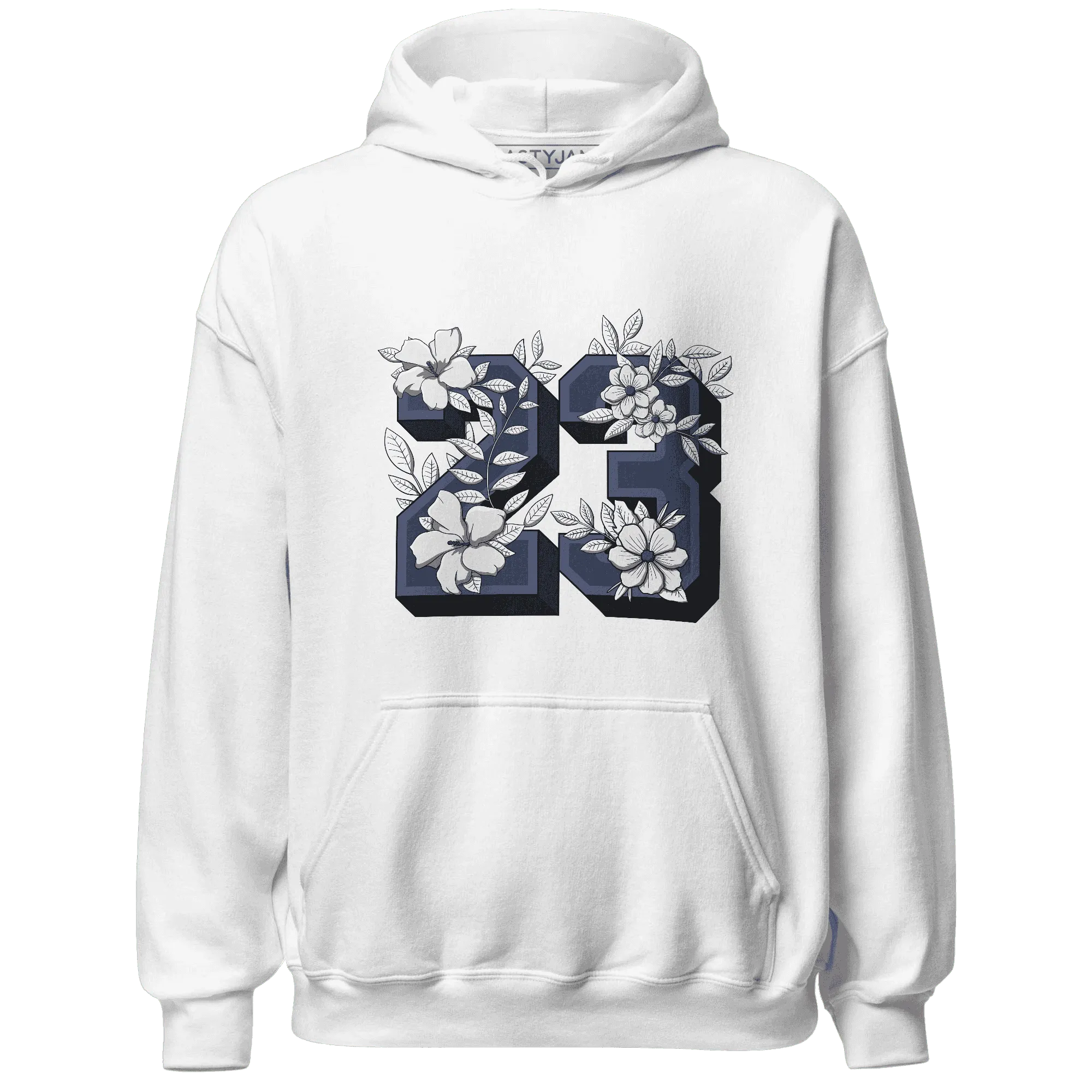 Low-Diffused-Blue-11s-Hoodie-Match-23-Floral