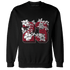 Retro Red Taxi 12s Sweatshirt Match 23 Floral - NastyJamz