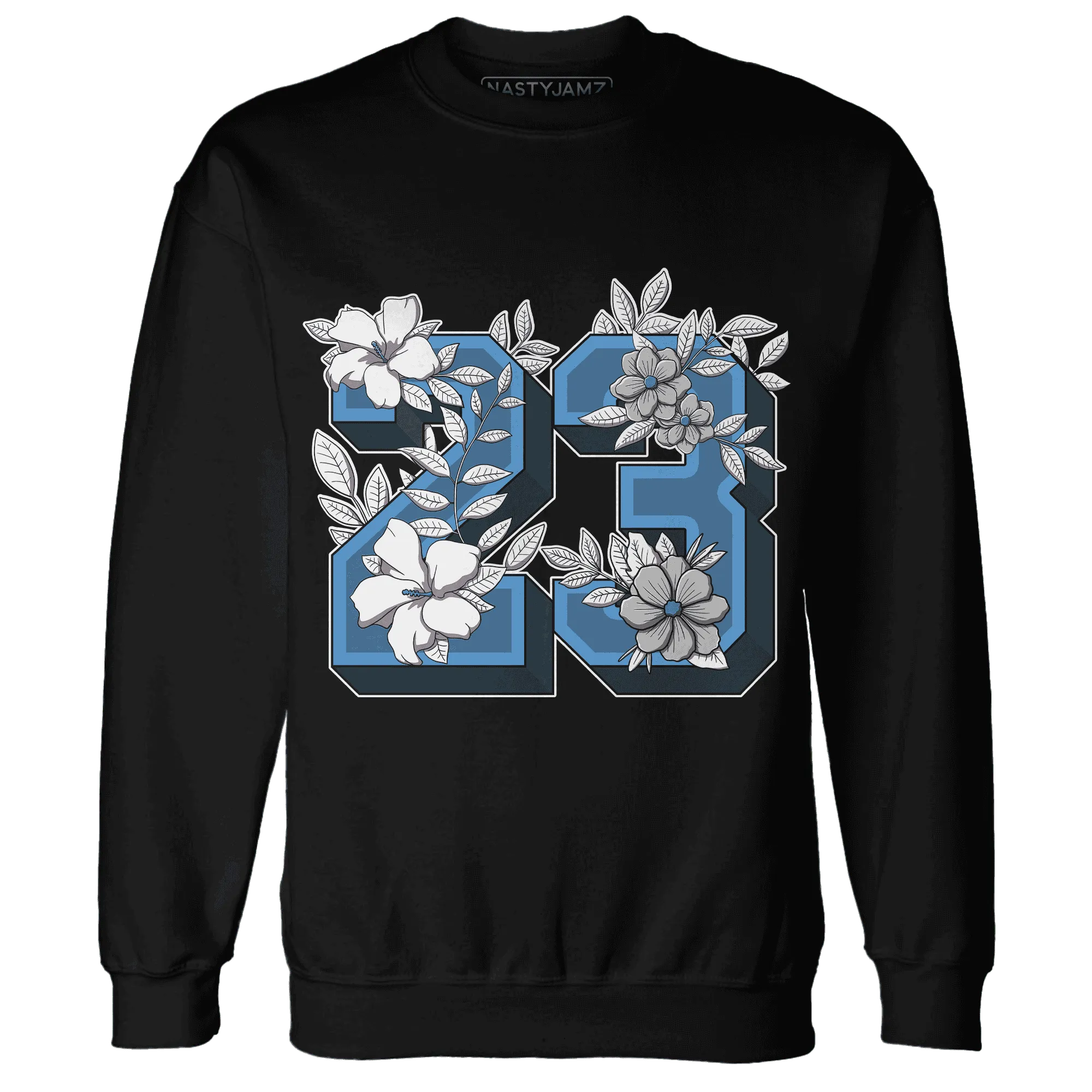 Carolina-Blue-Univercitii-17s-NastyJamz-Sweatshirt-Match-23-Floral