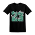 High OG Green Glow 1s T Shirt Match 23 Floral - NastyJamz