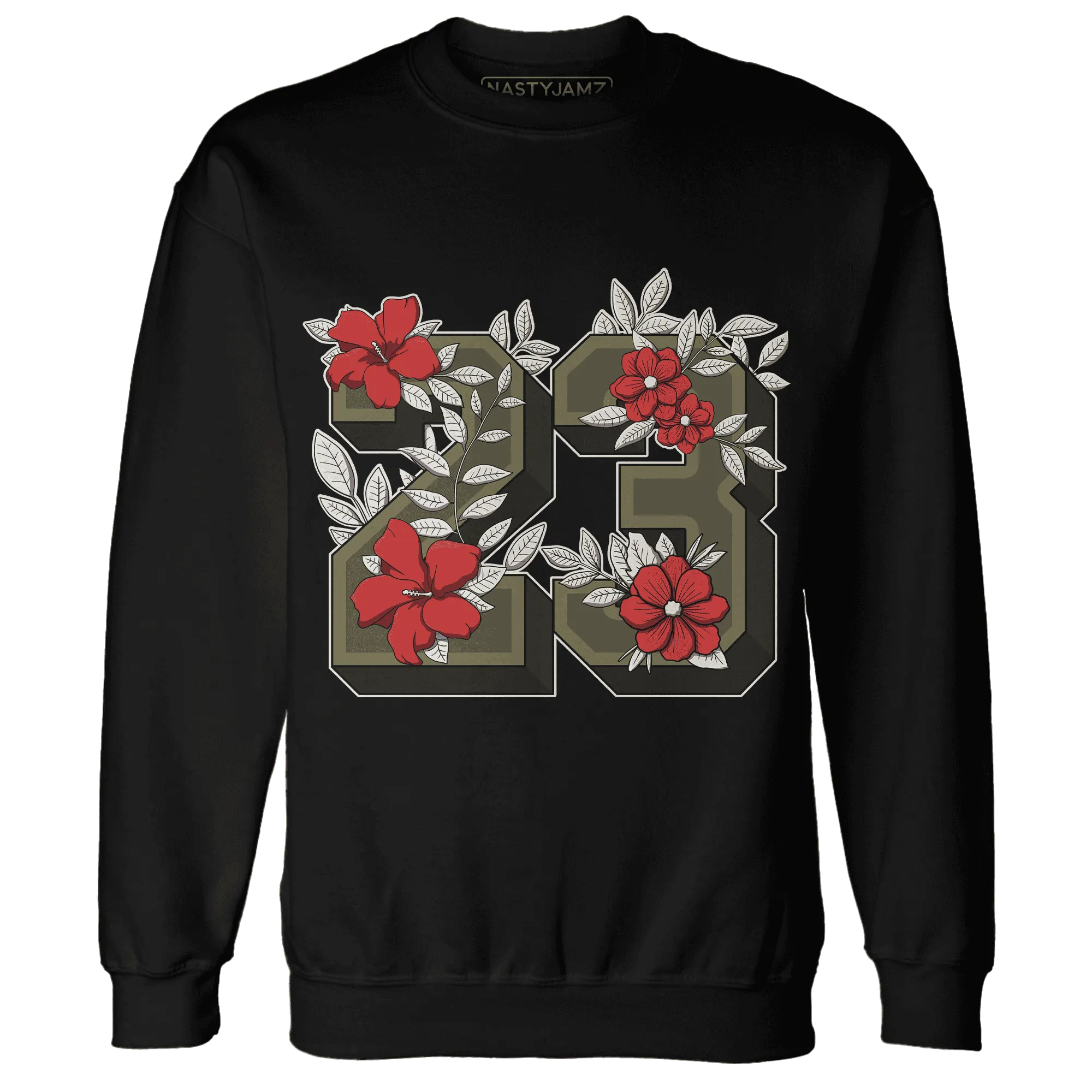 Medium-Olive-1s-NastyJamz-Sweatshirt-Match-23-Floral