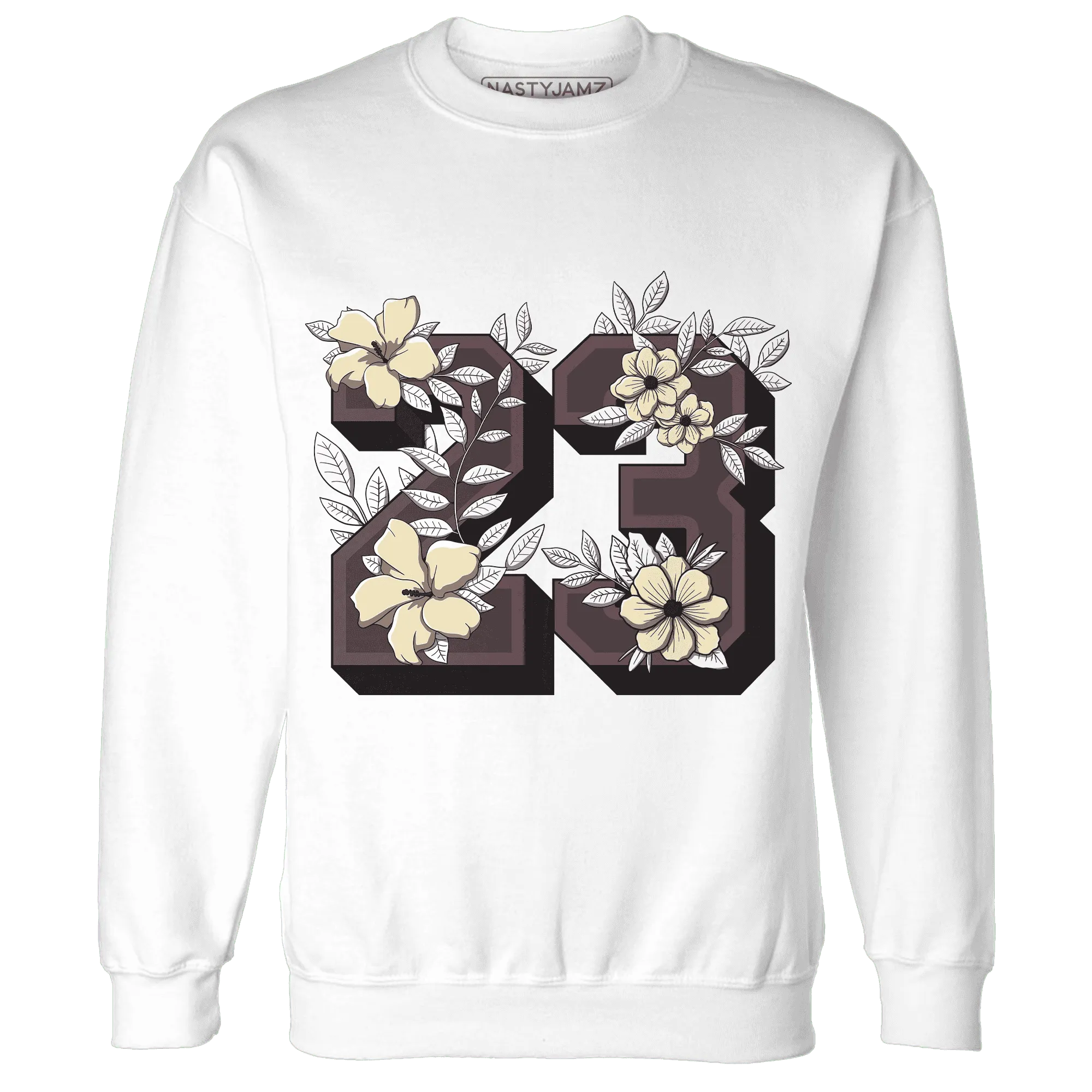 Burgundy-Crush-3s-NastyJamz-Sweatshirt-Match-23-Floral