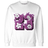 GS Hyper Violet 4s Sweatshirt Match 23 Floral - NastyJamz