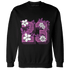 GS Hyper Violet 4s Sweatshirt Match 23 Floral - NastyJamz