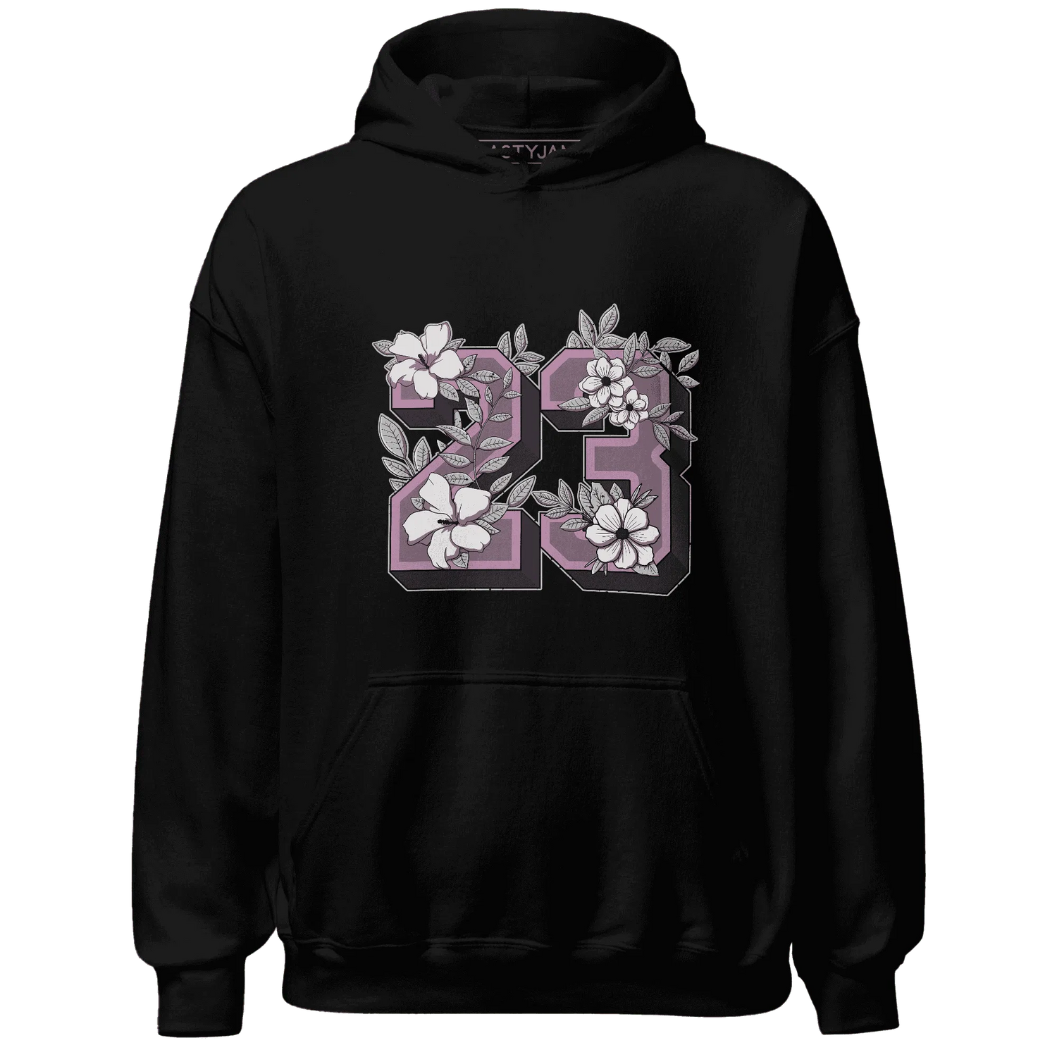 Orchid-Neutral-Grey-Black-White-4s-Hoodie-Match-23-Floral