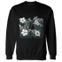 Oxidized Green 4s Sweatshirt Match 23 Floral - NastyJamz