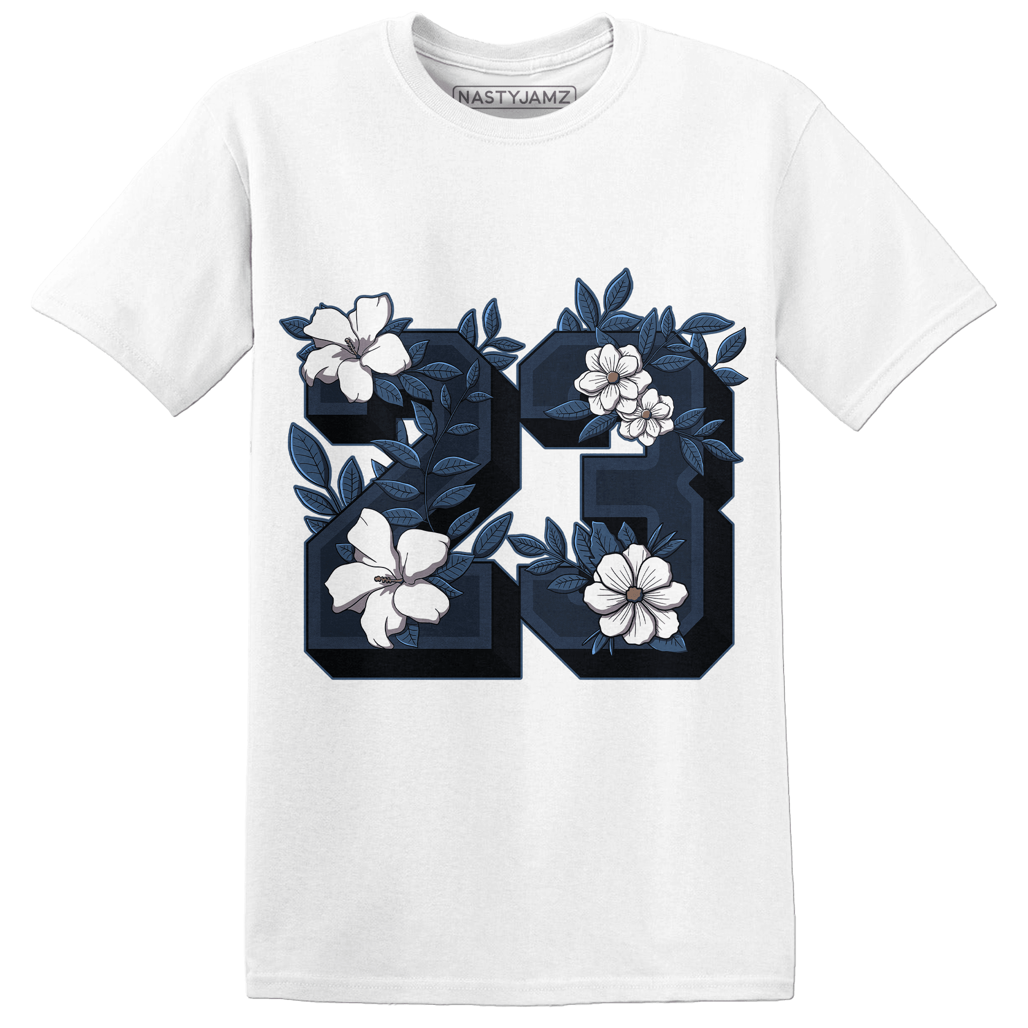 AM 1 86 Jackie RBS T Shirt Match 23 Floral - NastyJamz