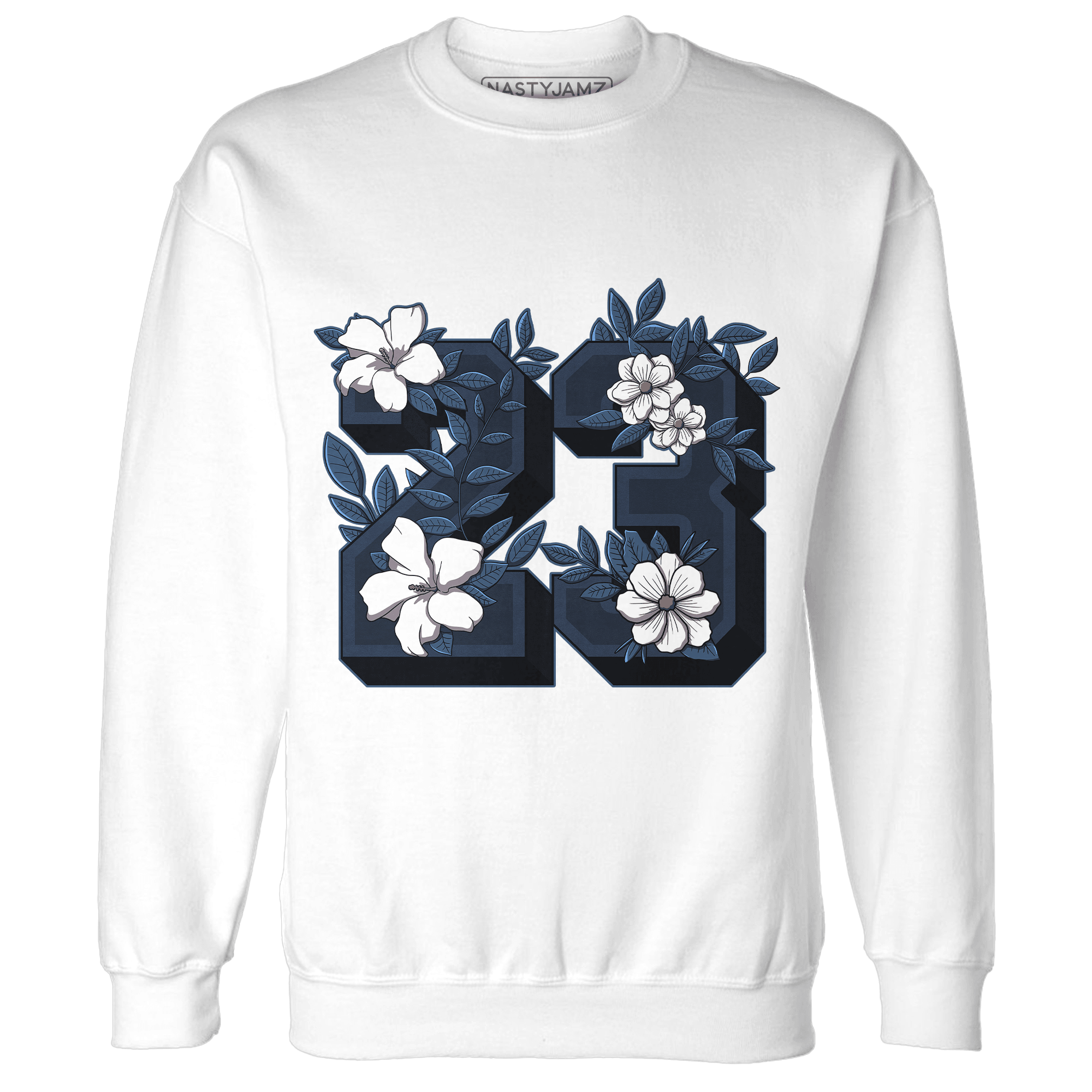 AM 1 86 Jackie RBS Sweatshirt Match 23 Floral - NastyJamz