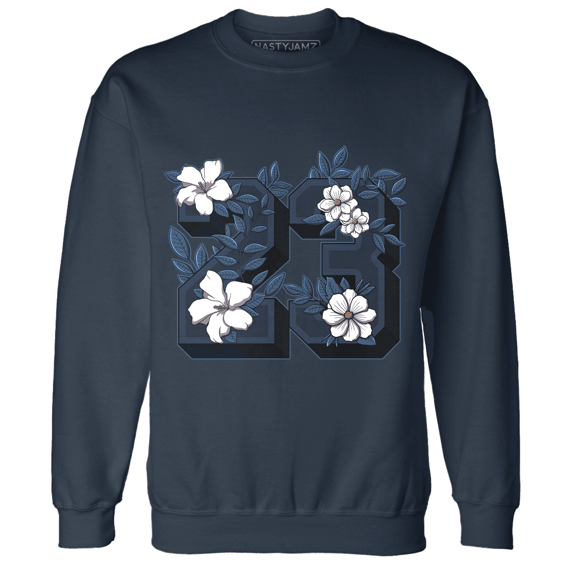 AM 1 86 Jackie RBS Sweatshirt Match 23 Floral - NastyJamz