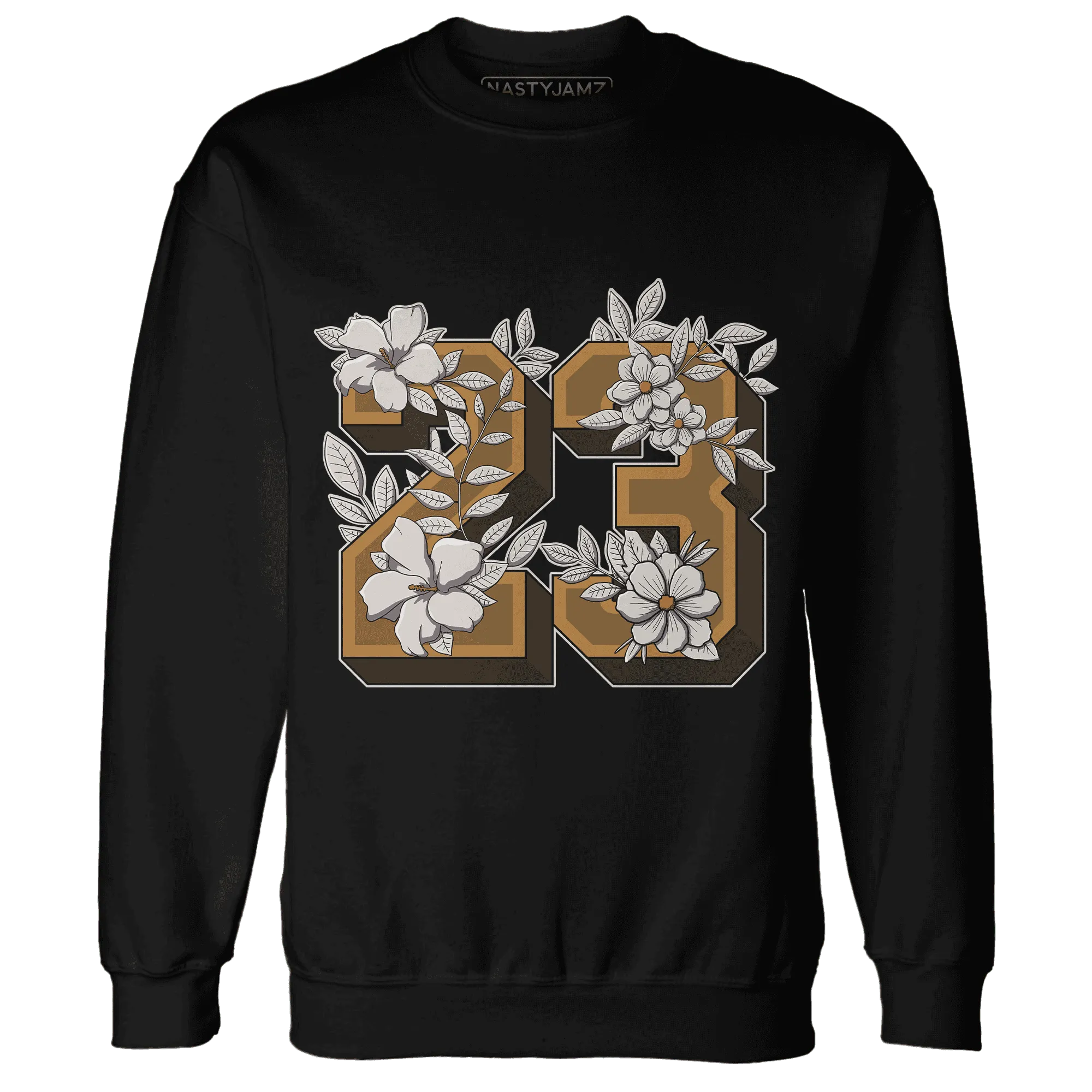 Dunk-Low-Retro-Wheat-Orange-Sweatshirt-Match-23-Floral