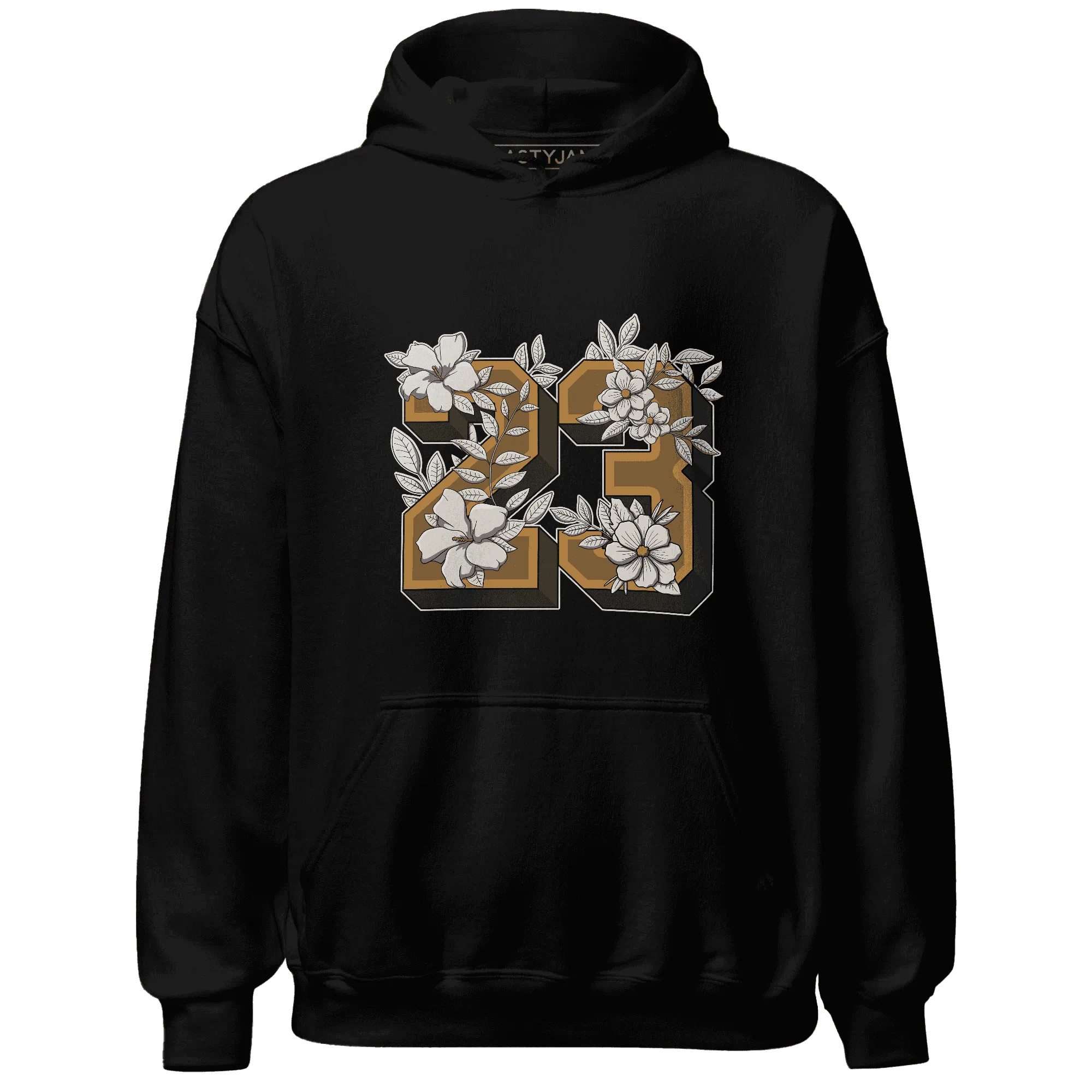 Dunk-Low-Retro-Wheat-Orange-Hoodie-Match-23-Floral