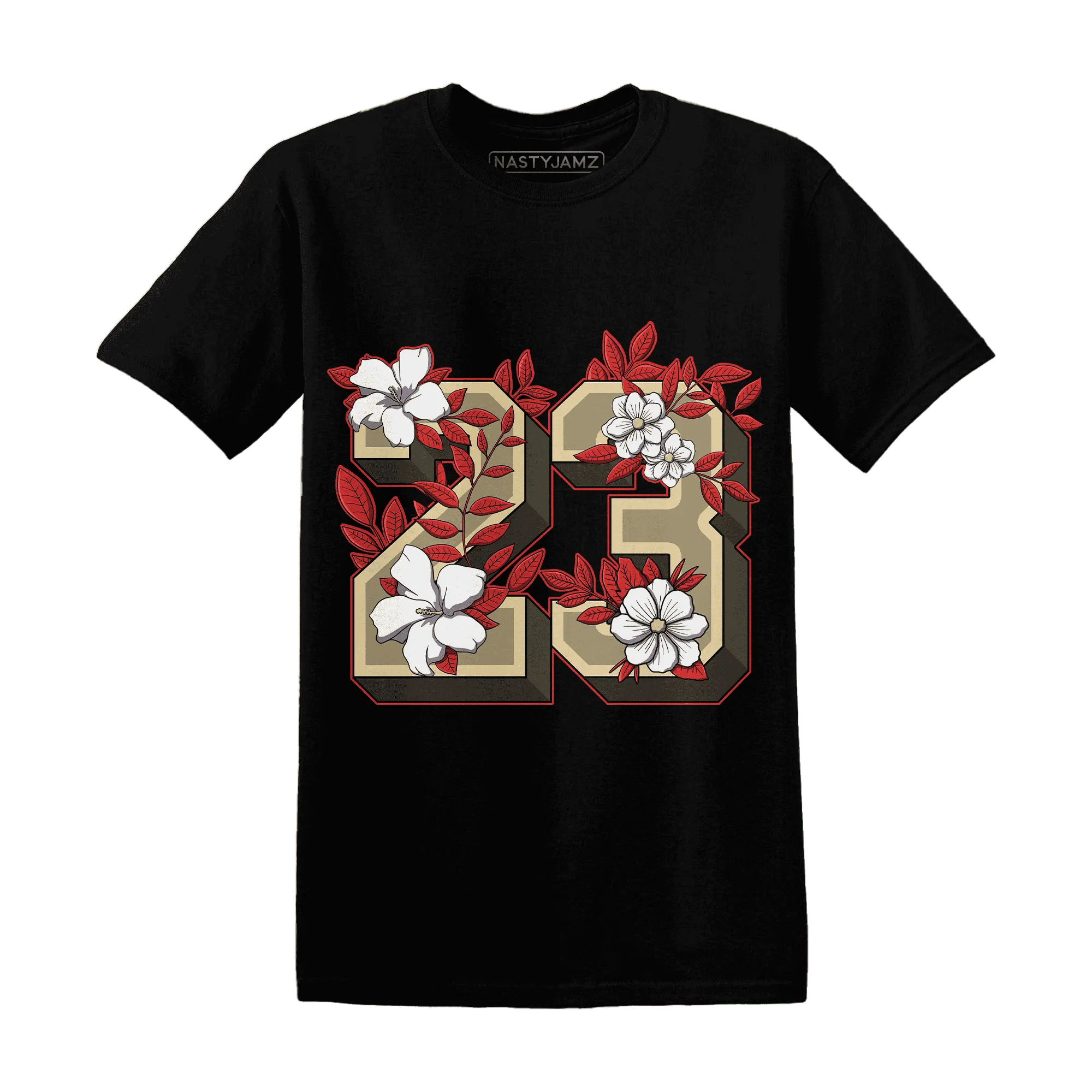 Dunk-Strawberry-Waffle-T-Shirt-Match-23-Floral