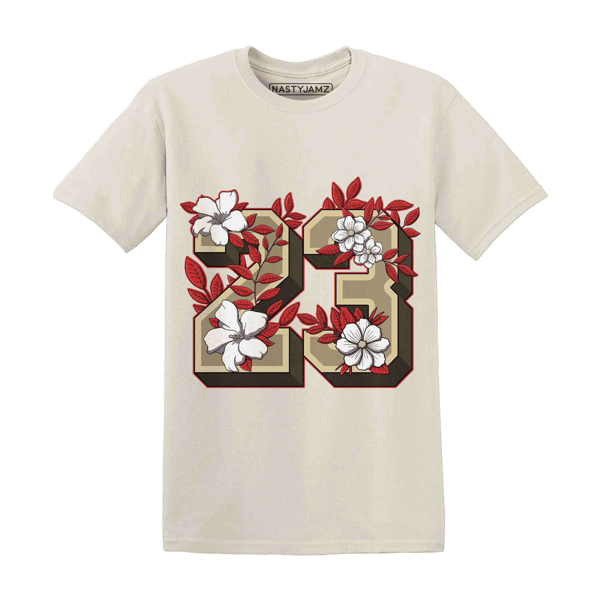 Dunk-Strawberry-Waffle-T-Shirt-Match-23-Floral