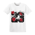 Jumman Jack University Red T Shirt 23 Floral - NastyJamz