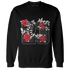 Jumman Jack University Red Sweatshirt Match 23 Floral - NastyJamz