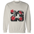 Jumman Jack University Red Sweatshirt Match 23 Floral - NastyJamz