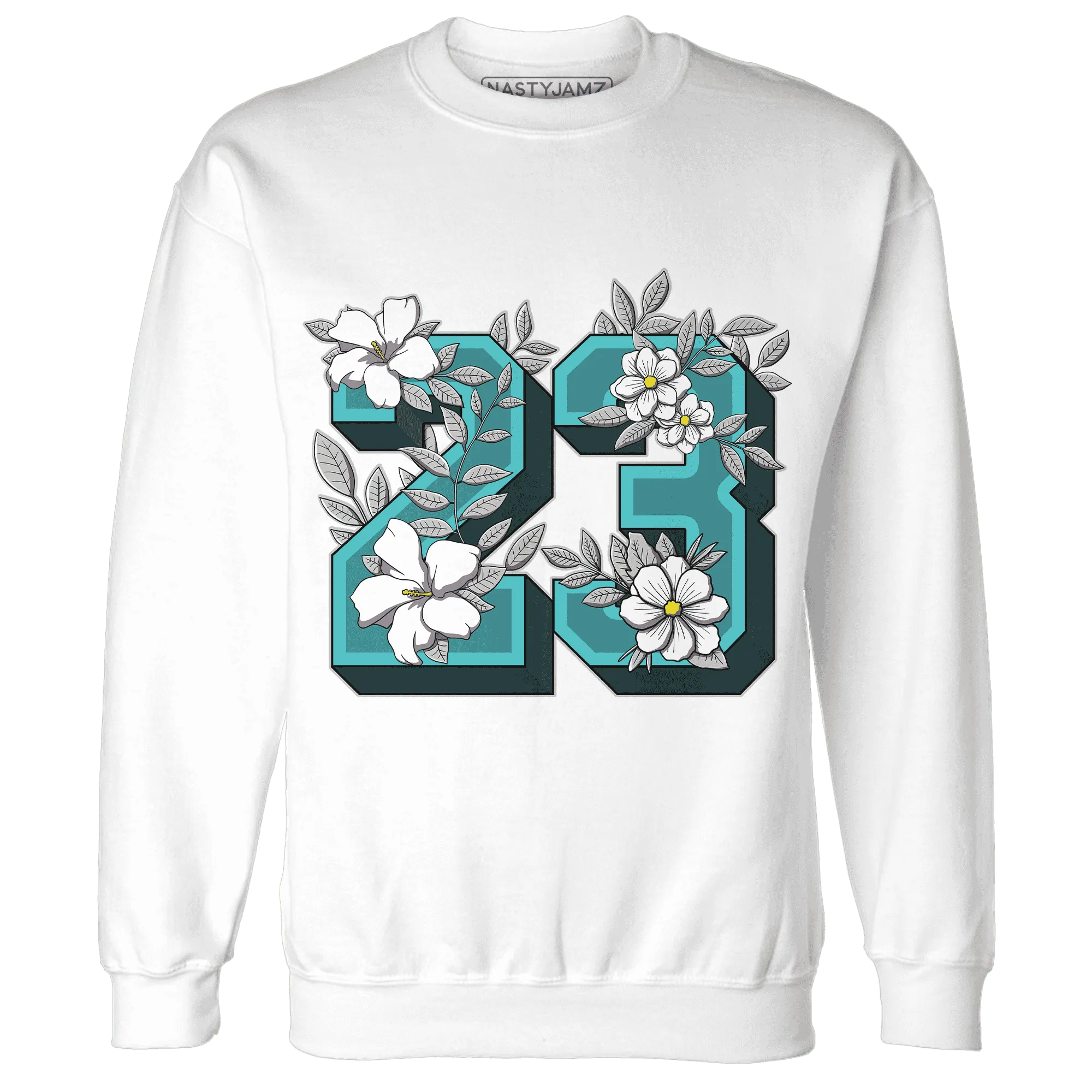 NBL-Cyan-Burst-9060-NastyJamz-Sweatshirt-Match-23-Floral
