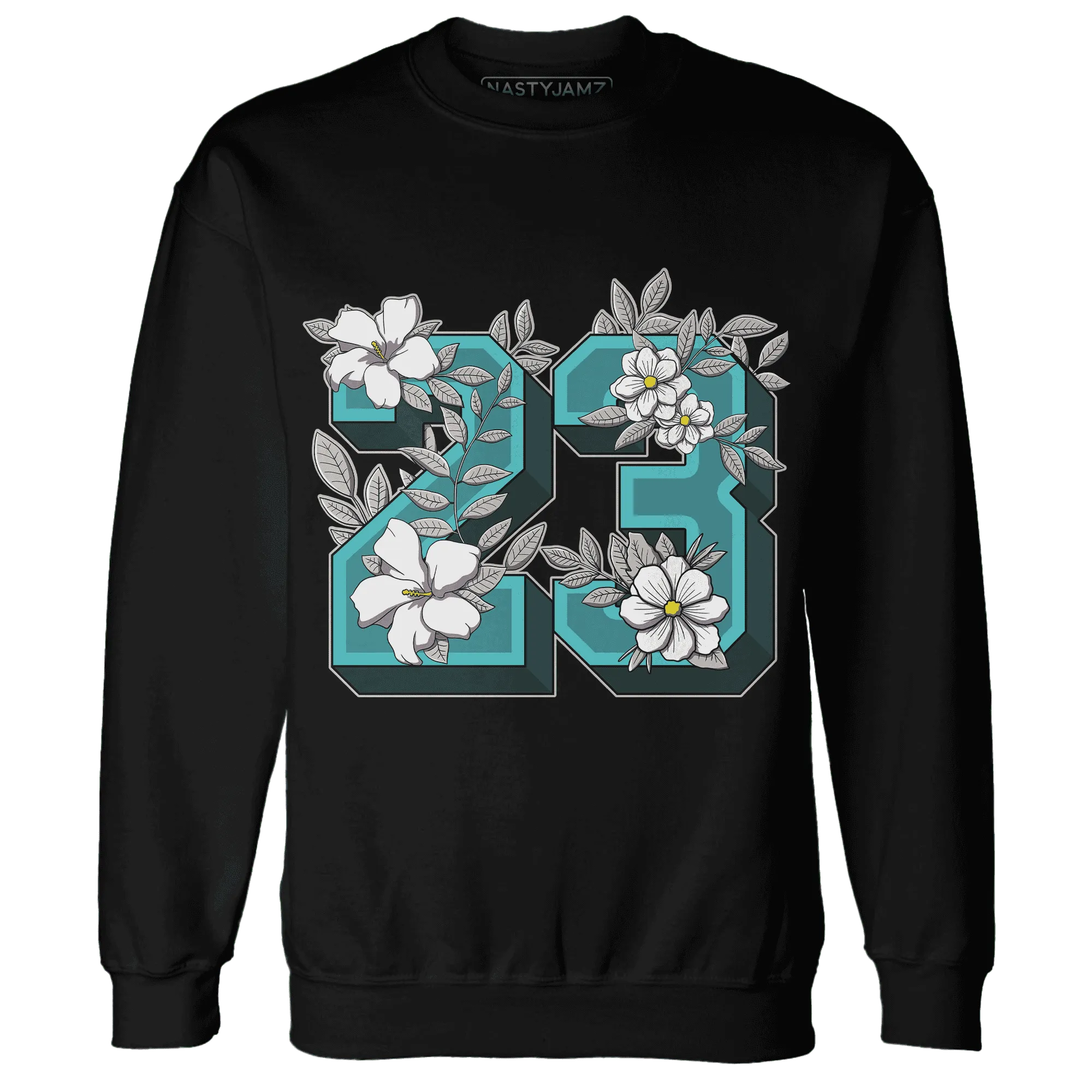 NBL-Cyan-Burst-9060-NastyJamz-Sweatshirt-Match-23-Floral