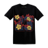 VaporMax-Air-Plus-Midnight-Navy-Gold-Black-NastyJamz-T-Shirt-Match-23-Floral