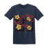 VaporMax-Air-Plus-Midnight-Navy-Gold-Black-NastyJamz-T-Shirt-Match-23-Floral