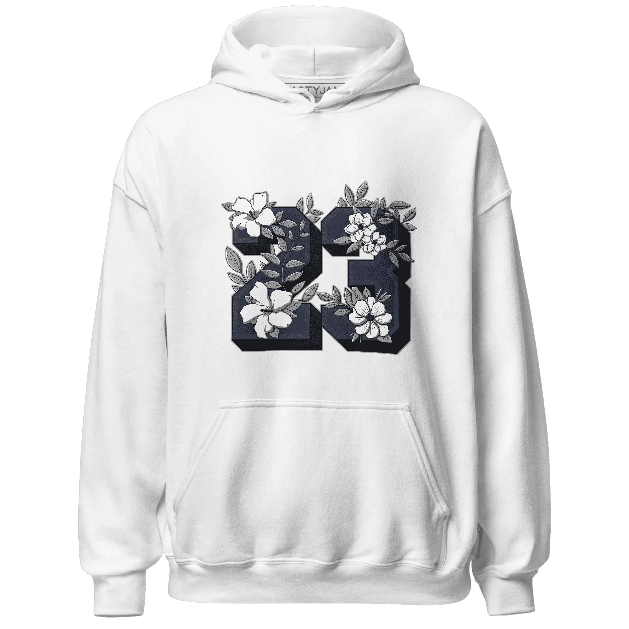 VaporMax-Plus-Midnight-Navy-White-Metallic-Silver-Hoodie-Match-23-Floral