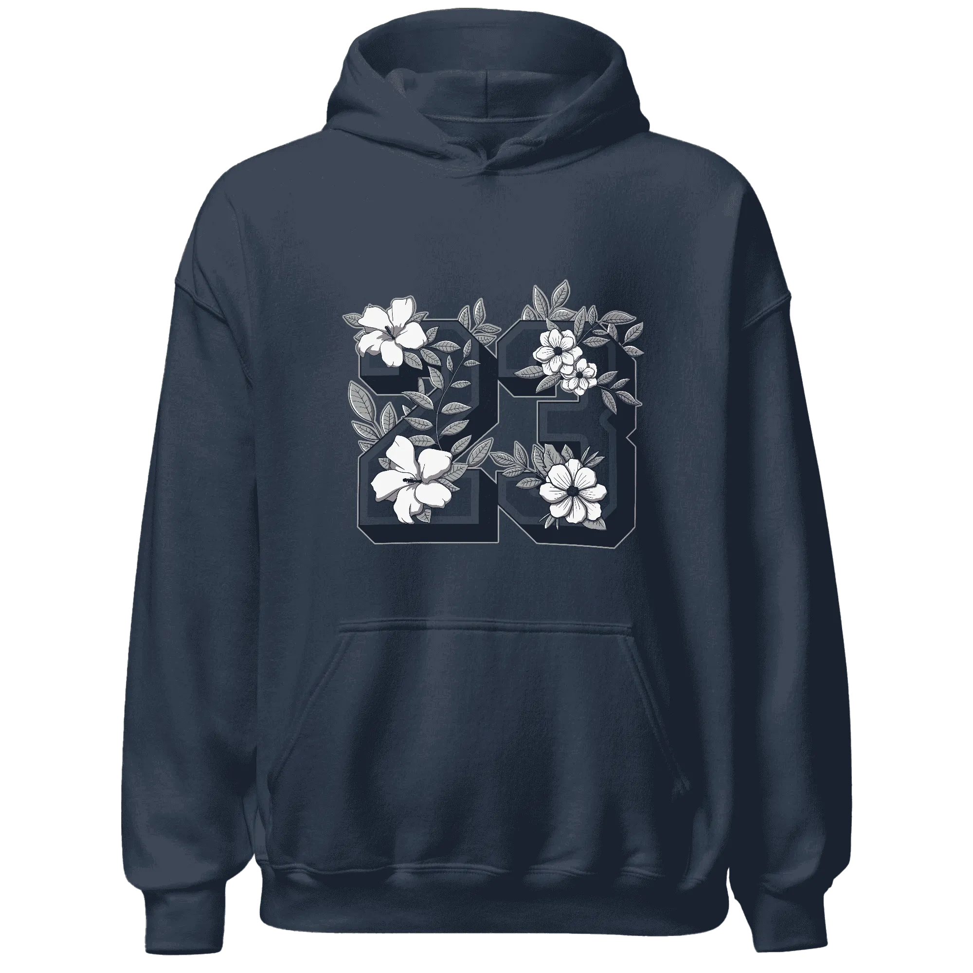 VaporMax-Plus-Midnight-Navy-White-Metallic-Silver-Hoodie-Match-23-Floral