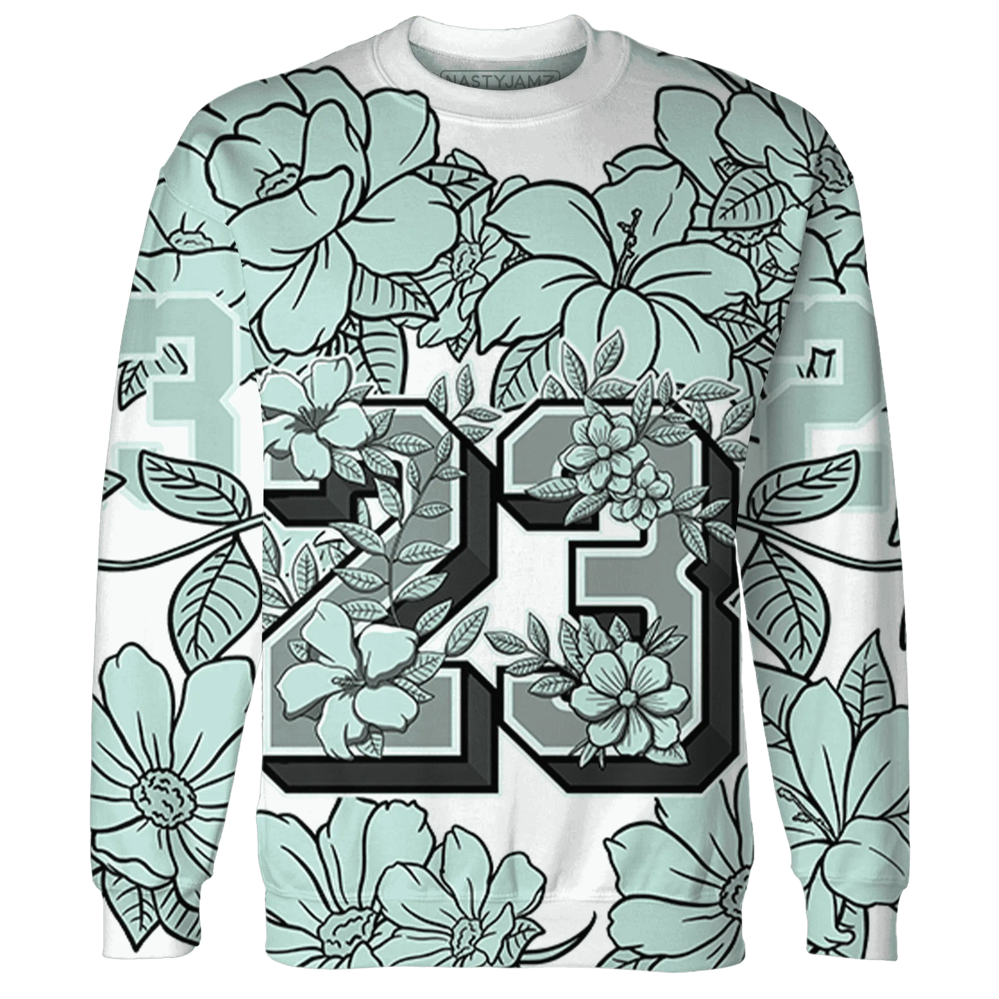 AF-1-Low-Jade-Ice-White-Sweatshirt-Match-23-Floral-3D-Flower