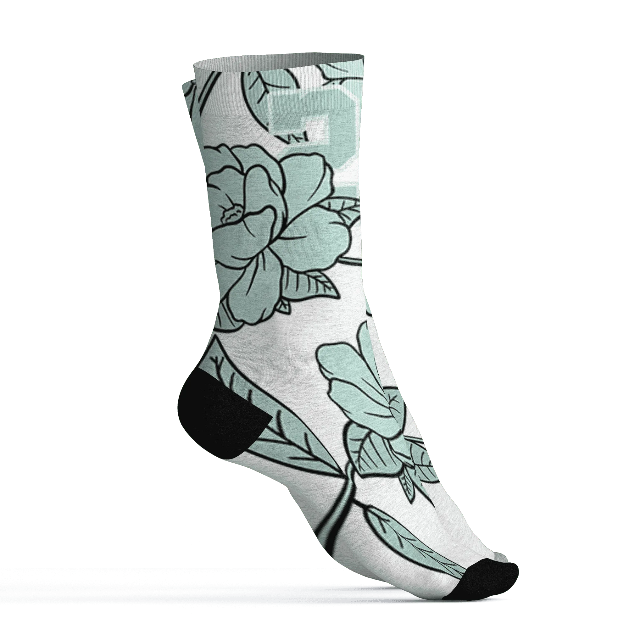 AF-1-Low-Jade-Ice-White-Socks-Match-23-Floral-3D-Flower