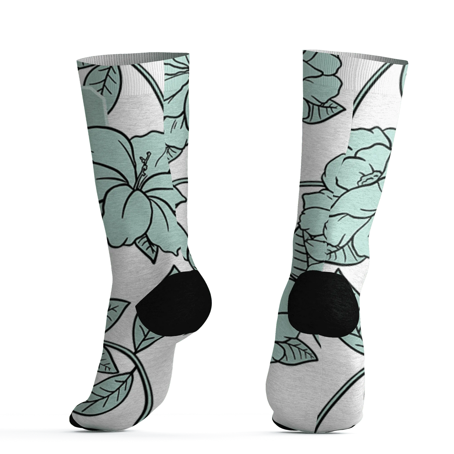 AF-1-Low-Jade-Ice-White-Socks-Match-23-Floral-3D-Flower
