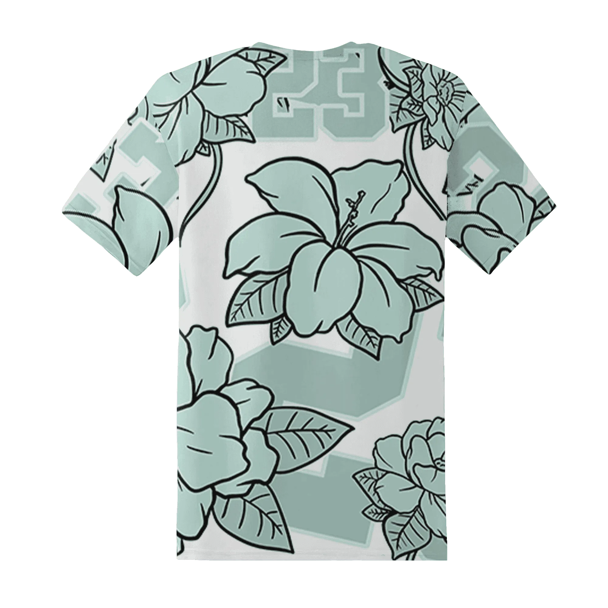 AF-1-Low-Jade-Ice-White-T-Shirt-Match-23-Floral-3D-Flower