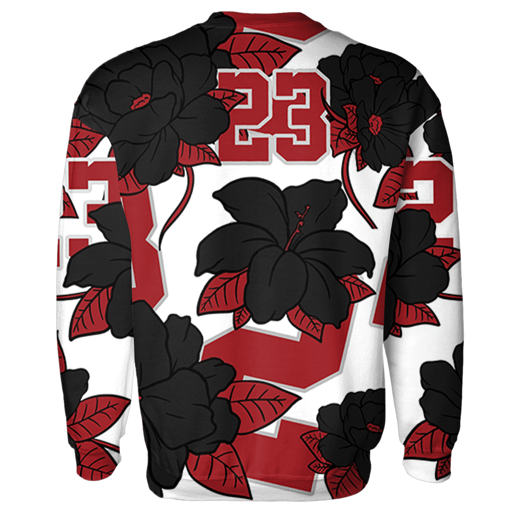 Retro Red Taxi 12s Hoodie Match 23 Floral 3D All-Over Print - NastyJamz