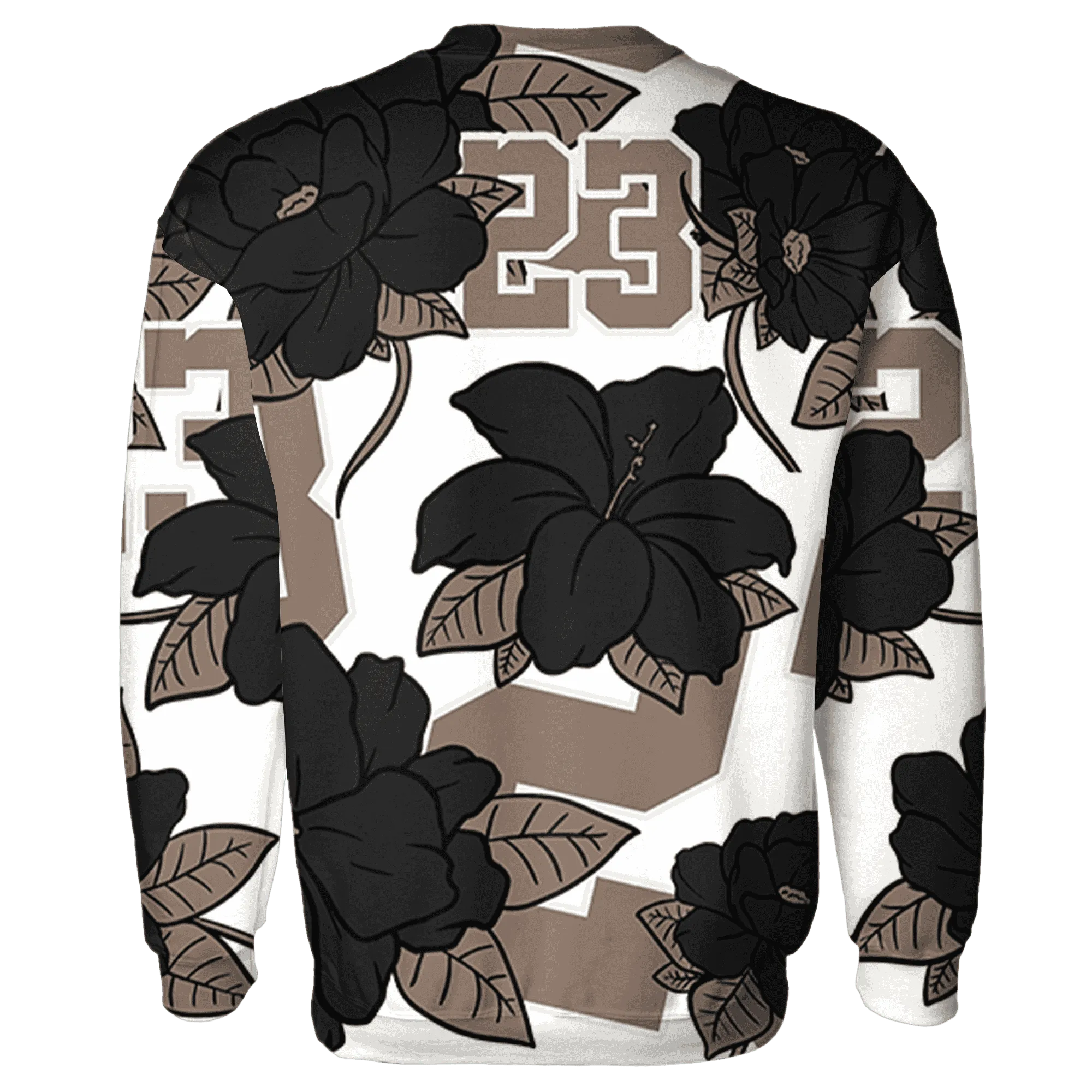 Low-Mocha-1s-Sweatshirt-Match-23-Floral-3D-Flower