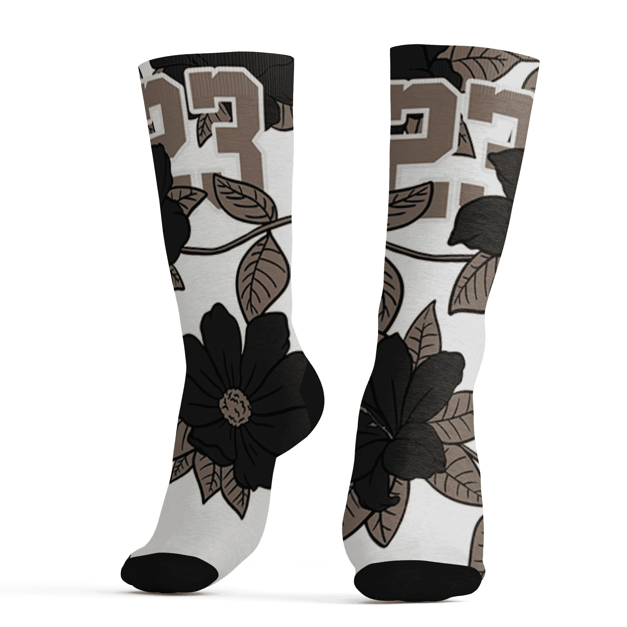 Low-Mocha-1s-Socks-Match-23-Floral-3D-Flower