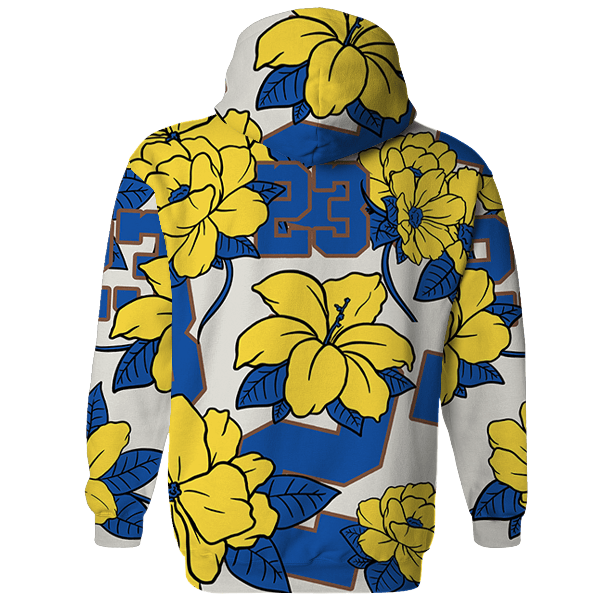 Low OG Canary TVSC 1s Hoodie Match 23 Floral 3D All-Over Print Flower - NastyJamz