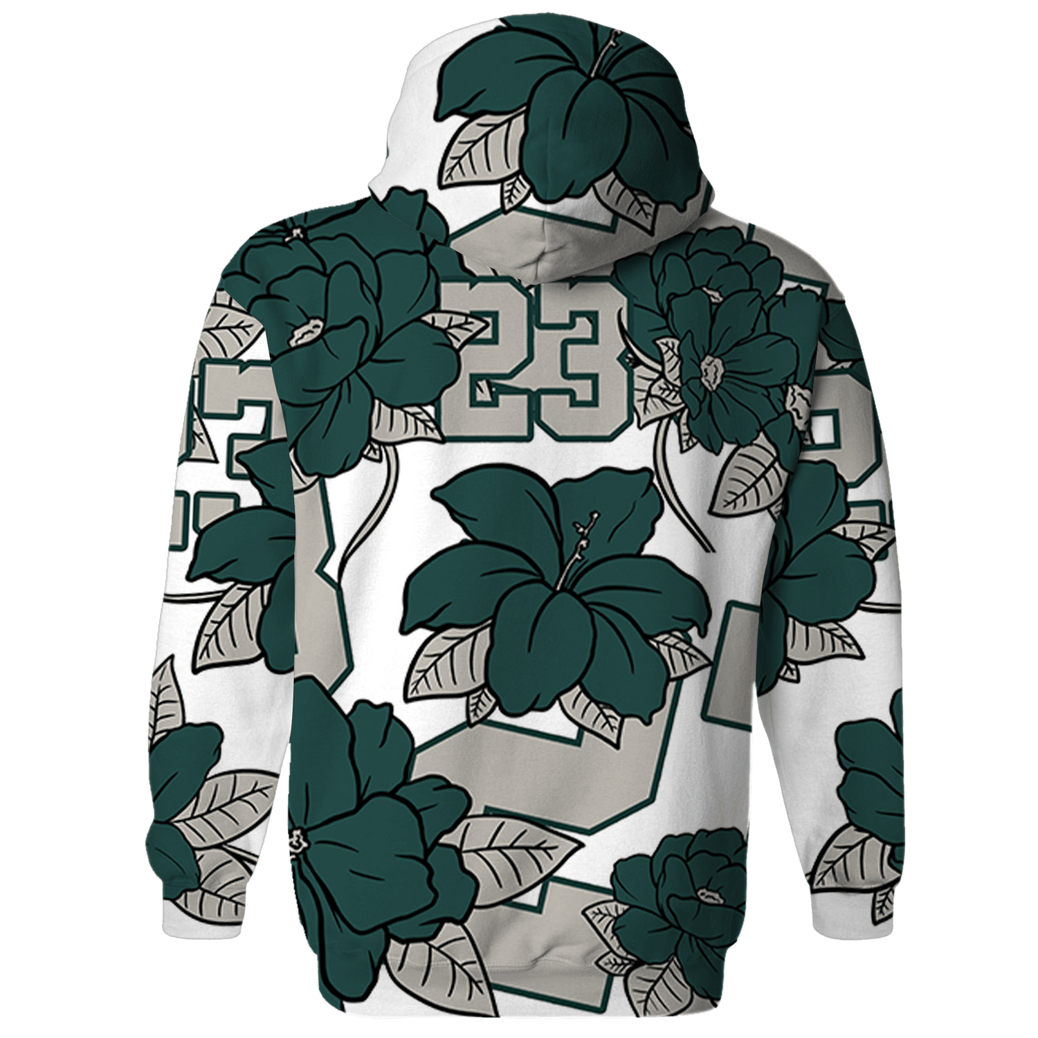 Oxidized Green 4s Sweatshirt Match 23 Floral 3D All-Over Print - NastyJamz
