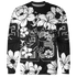 White-Thunder-4s-Sweatshirt-Match-23-Floral-3D-Flower