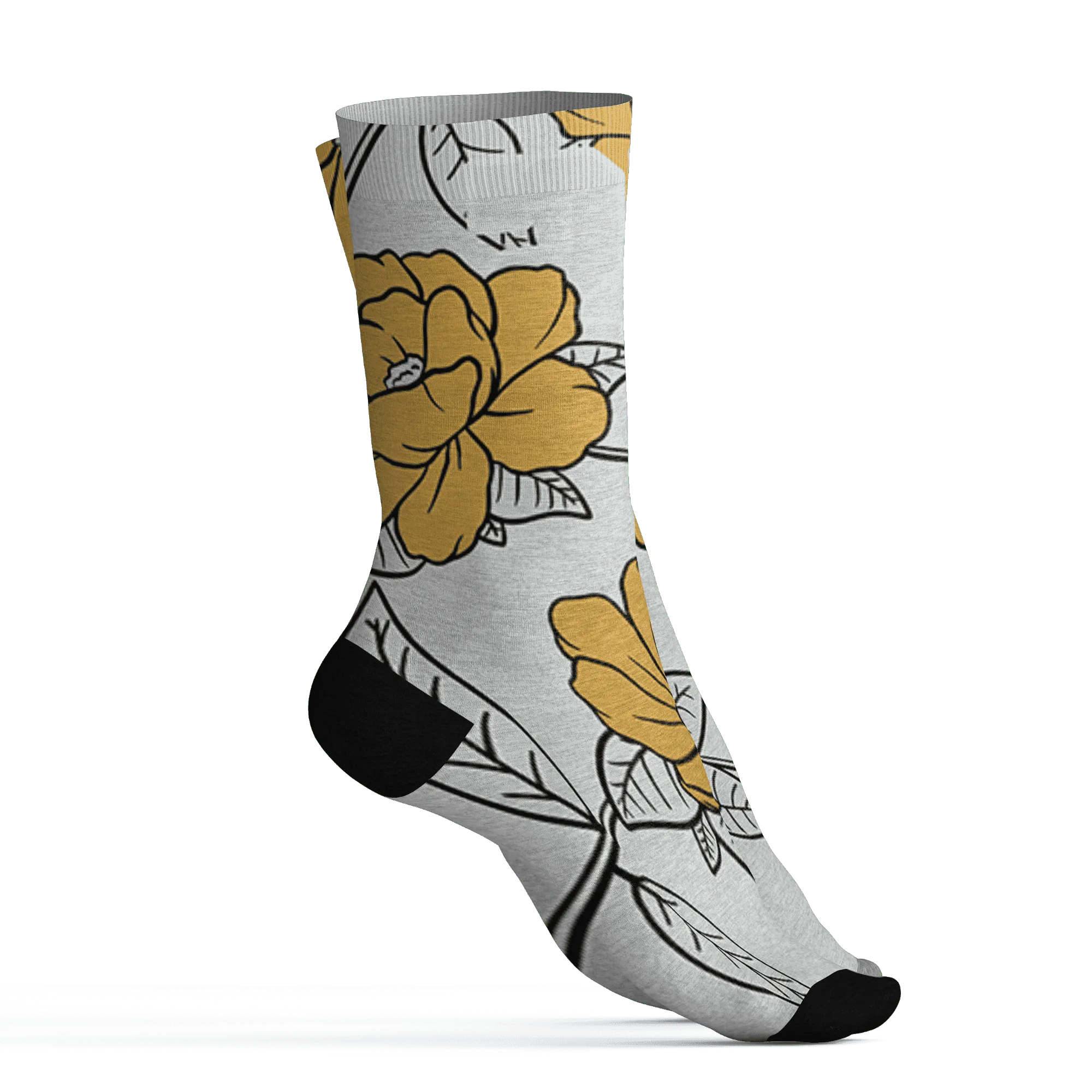 Paris-Olympicsss-6s-Socks-Match-23-Floral-3D-Flower