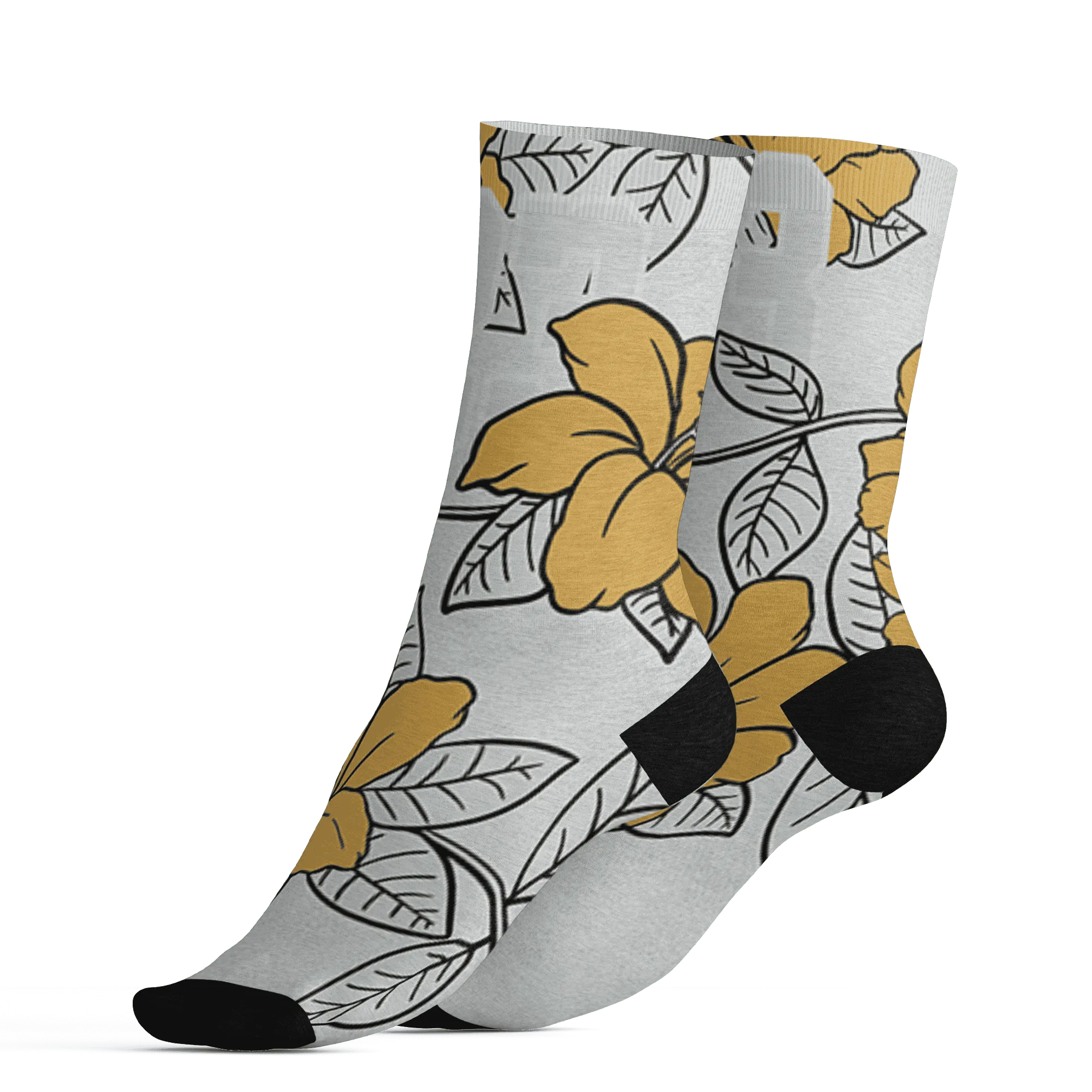 Paris-Olympicsss-6s-Socks-Match-23-Floral-3D-Flower
